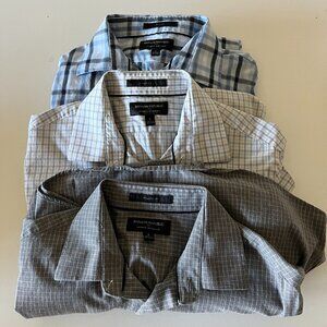 Banana Republic Men's Bundle of 3 Long Sleeve Dress Shirts Size S